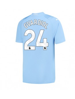 Manchester City Josko Gvardiol #24 Replika Hemmakläder 2023-24 Kortärmad